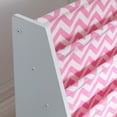thumbnail image 3 of KidKraft Wood and Canvas Sling Bookshelf, Pink & White, 3 of 7