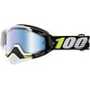 100% Racecraft Snow Emrata Snow Goggles Black/Mirrored Lens