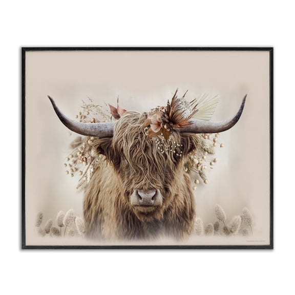 Stupell Industries Eclectic Black Framed Giclee Art, 14 x 11, by Reinders