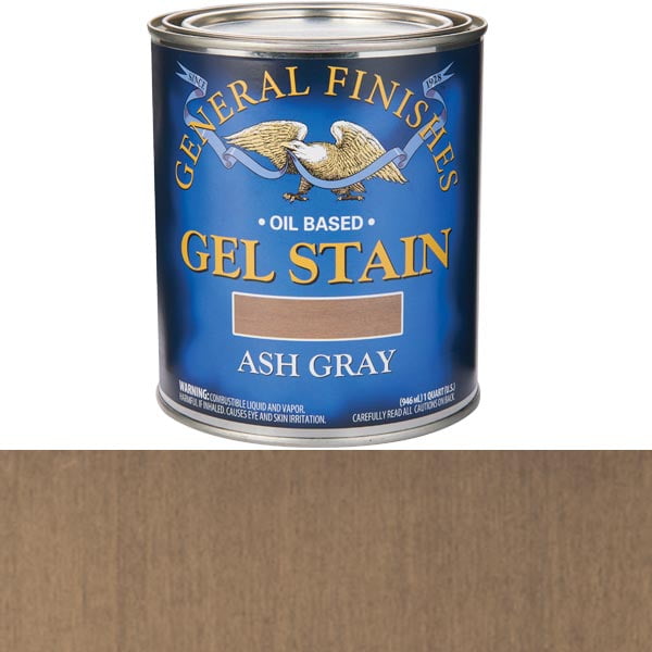 General Finishes Gel Stain, Ash Gray, Quart