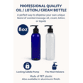 thumbnail image 7 of Royal Massage 8oz Bullet Round Massage Oil/Lotion/Liquid Bottle with Saddle Pump (Purple, 1), 7 of 7