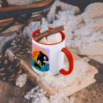 thumbnail image 5 of 3dRose, Killer Whale, 11oz Two-Tone Red Mug, 5 of 7