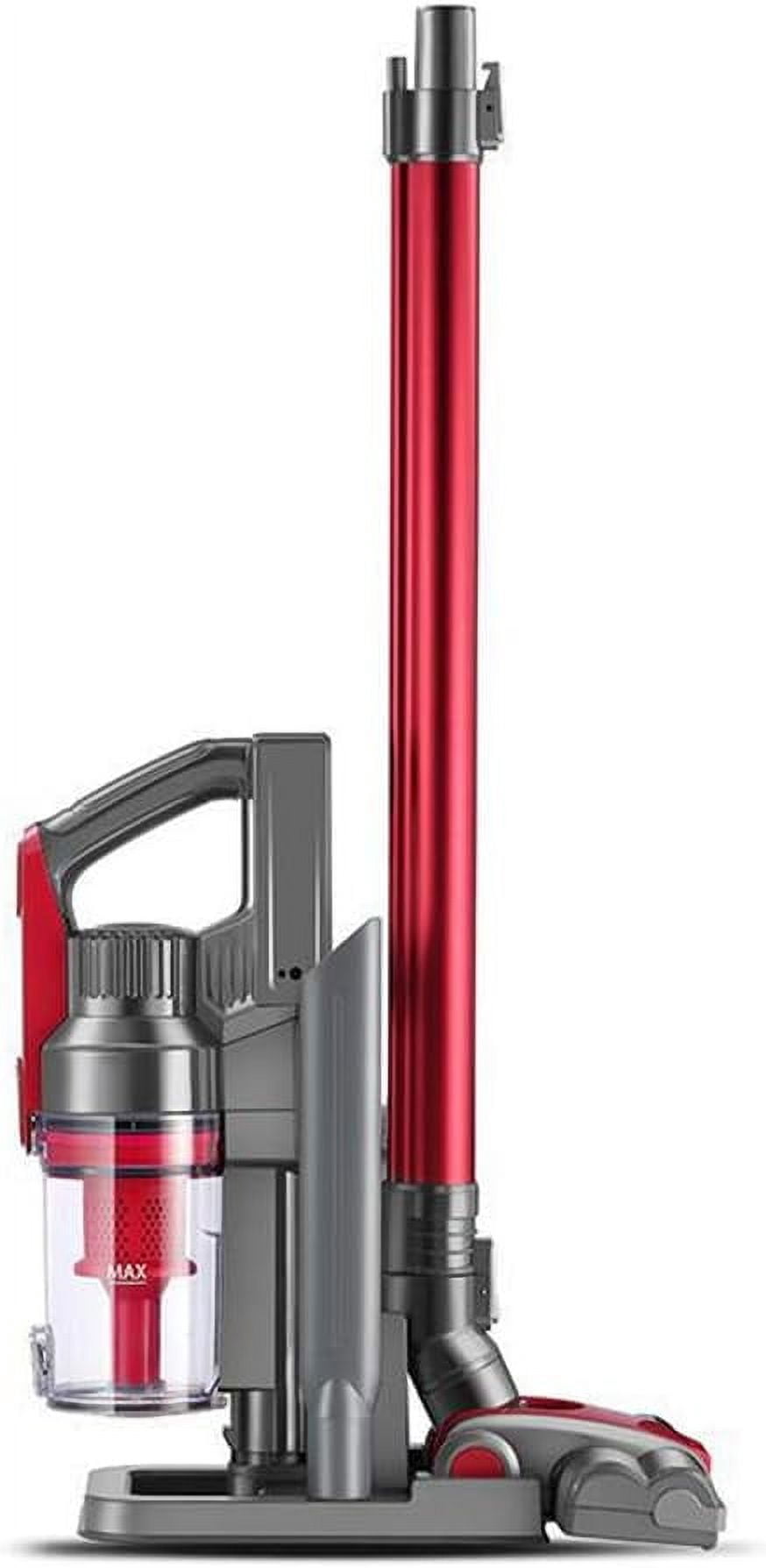 Cordless Vacuum Cleaner with 8.5KPa Powerful Suction, Charging Base, Large Bin Capacity, Up to 40 Mins Working Time, Cordless Stick Vacuum Cleaner, Convert from Upright t