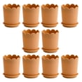 thumbnail image 2 of MasteelfCA 10 Sets Plastic Flowerpots Small Rose Planter Succulent Plant Nursery Pots, 2 of 8