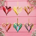 thumbnail image 3 of BOBOMOTI Heart Ornaments Valentine's Day Romantic Heart Shape Ornament Decorations Xmas Valentines Day Wedding Anniversary Party Home Decor, 3 of 6