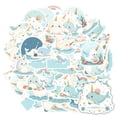 thumbnail image 4 of 35pcs Friendly Narwhal Stickers Ocean Animal Stickers Cartoon PVC for Laptops Phones Notebooks, 4 of 9