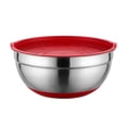 thumbnail image 5 of Skymirror Mixing Bowl with Lid Set Large Capacity Non-Slip Bottom Polished Surface Easy to Clean Salad Bowl Kitchen Food Storage Organizer, 5 of 8