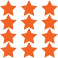 thumbnail image 3 of LiteMark Removable Orange 4 Inch Star Decals - Pack of 12, 3 of 5