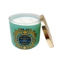 thumbnail image 2 of Bath & Body Works Bridgerton Queen Charlotte's Tea 3-Wick Candle with Marbela Himalayan Salts Springs Sample Soap, 2 of 3