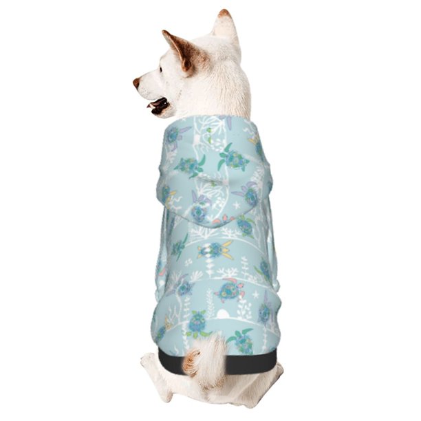 Balery Sea Turtle Sudadera con Capucha para Perros Pequeños – Ropa para Mascotas, Disfraz para Perros y Gatos, Ideal para Fiestas y Cosplay-Medium