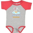 thumbnail image 3 of Inktastic Grandma's Ray of Sunshine Cute Elephants Rainclouds and Sun Boys or Girls Baby Bodysuit, 3 of 5