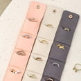 thumbnail image 5 of 3pcs Mini Travel Jewelry Bag - Multi-Compartment Water-Resistant Soft Nylon Storage, Lightweight Portable Organizer with Zipper Pockets for Rings, Earrings & Small Accessories, 1.96*1.81in, 5 of 9