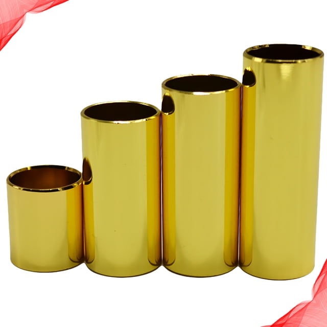 FUTUREORYY Golden Electric Guitar Slide Bar 1 Set of 4Pcs for Glide and Intonation