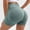 Green, variant on Admvng Gym Shorts Women Solid Color Hip Lift Fitness High Waist Stretch Exercise Yoga Pants S-XL