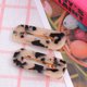 thumbnail image 5 of 2 pinzas para el cabello con ácido acético, pasadores de leopardo, horquillas cuadradas para el cabello para damas, mujeres y niñas, 5 of 5