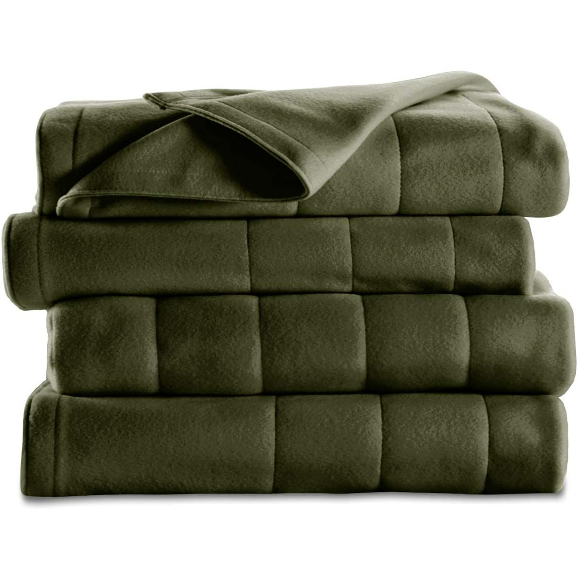 Sunbeam Quilted Fleece Heated Blanket With Easyset Pro Controller Twin Ivy Other