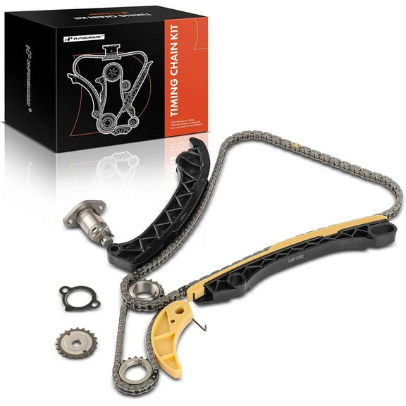A-Premium 9PCS Engine Timing Chain Kit W/Sprocket & Tensioner & Guide Compatible with Toyota - Corolla 2014-2018, Corolla iM 2017-2018 - L4 1.8L - Replace# 1355937050, 135210T030
