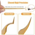 thumbnail image 4 of POCMKO High Precision Lash Tweezers Set, 3 PCS Eyelash Extension Tweezers for Classic Individual and Volume Lash Extensions, Complete with Storage Case, 4 of 6