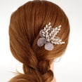 thumbnail image 4 of de moda Flor de de imitación Pasadores de cabellero Boda, 4 of 9