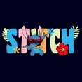thumbnail image 2 of Toddler's Lilo & Stitch Colorful Tropic Ukulele Stitch Graphic Tee Navy Blue 2T, 2 of 3