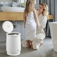 thumbnail image 2 of Costway 21L Large Capacity Towel Warmer with Flip-top Lid Auto Shut off Fragrance Holder White, 2 of 11