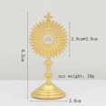 thumbnail image 6 of 12Pcs JHS Mini Monstrance Holy Sacrament First Communion Fave Holy Grail Baptism Catholic Car Table Decoration Church Suppliers, 6 of 6