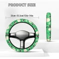 thumbnail image 5 of Jeiento Golf Ball Pattern Golf Cart Steering Wheel Covers Comfortable Golf Cart Steering Wheel Cover for Women Girls Golf Cart Accessories for Club Car Sun Shade Cover, 5 of 7