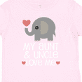 thumbnail image 4 of Inktastic My Aunt and Uncle Love Me Niece Nephew Elephant Boys or Girls Toddler T-Shirt, 4 of 5