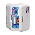 thumbnail image 1 of Portable Ac for Car Adult Lunch Boxes and Bags 2In1 Mini Fridge 4L Small Mini Bar with Cool and Heat Function Portable 110V Ac Portable Small Fridge for Car Cosmetics Drinks Fruit Mini Bars for Home, 1 of 9