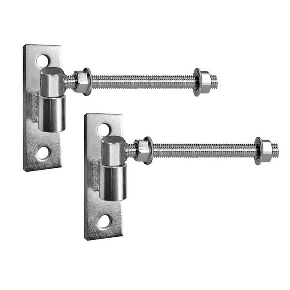Heavy Duty Gate Hinges for Wood & Metal Gates, 8 Inch J Bolt Hinge, 2-Pack - Ideal for Farm & Barn Gates
