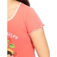 thumbnail image 4 of Strawberry Shortcake Girls Purl Edge Graphic Tee with Short Sleeves, Sizes 4-16, 4 of 7