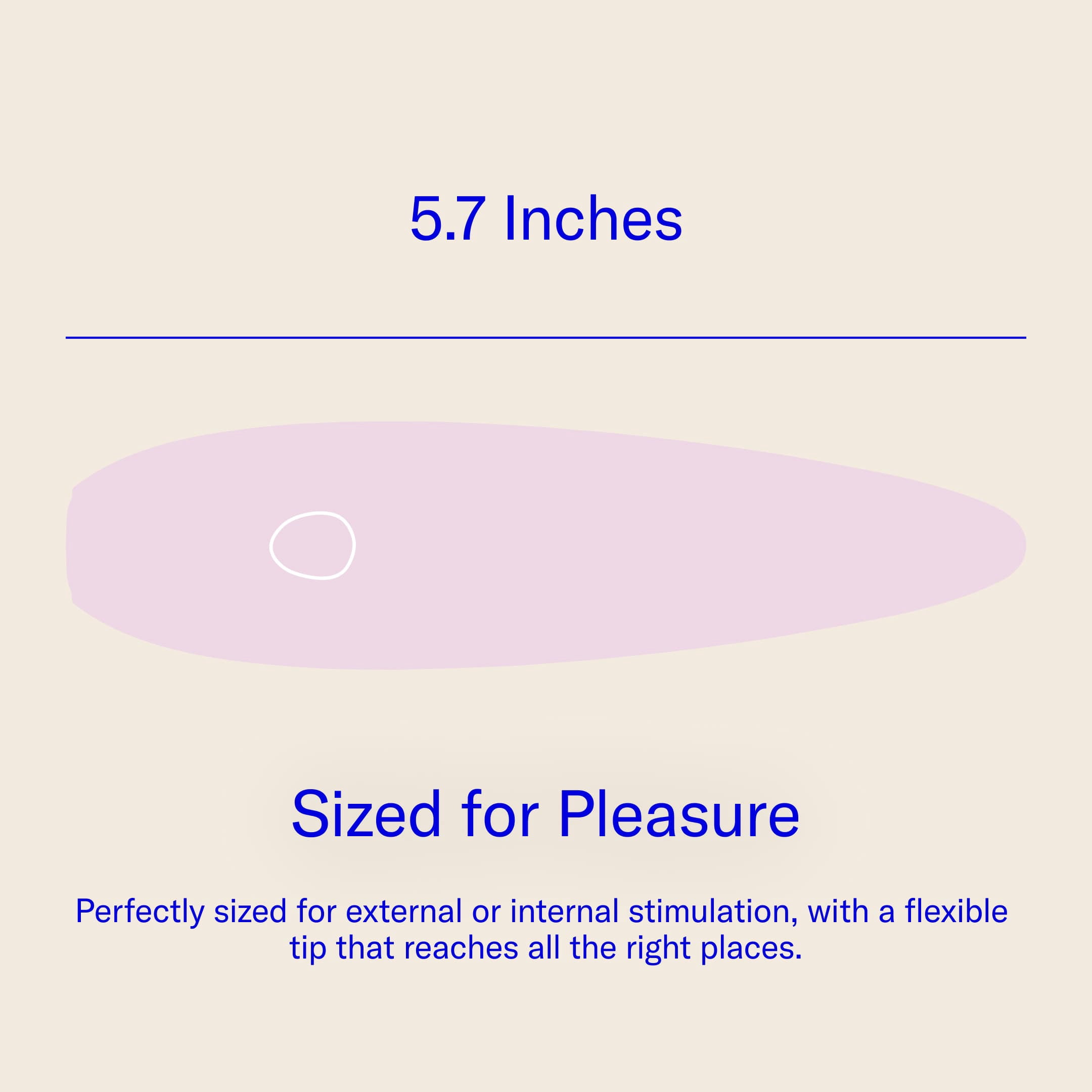 Dame Glo Beginner-Friendly Waterproof USB-C Rechargeable Vibrator with Flexible Tip
