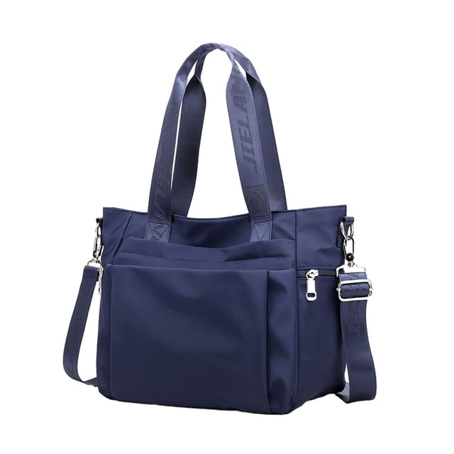 Wweixi 1/2/3 Sac Fourre-Tout Durable pour Femmes - Imperméable et Résistant à l'Usure, Multiples Poches, Bleu 1 Pce