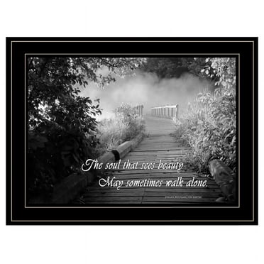 Beauty (Grayscale) by Trendy Decor 4U Print Wall Art Wood Multi-Color