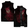 thumbnail image 3 of Ropa de invierno para hombre, chaleco de algodón con estampado de plumas y un solo ojo, estilo gótico, chaquetas cortavientos, chalecos de calle Harajuku para hombre, 3 of 4