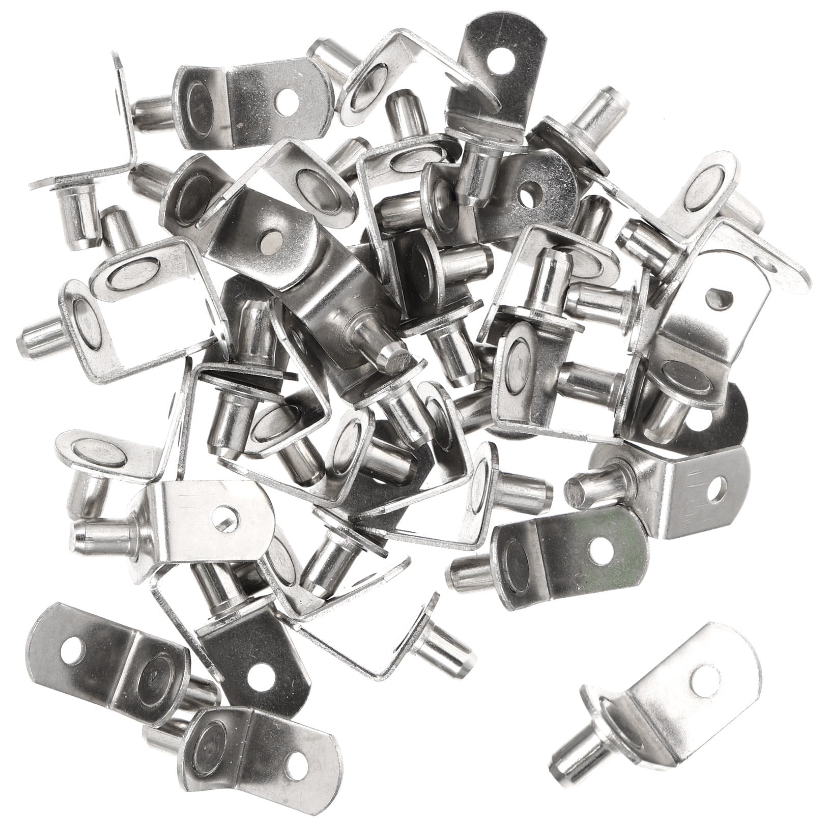 Raindrops 40 Pcs Steel Pegs for Kitchen Cabinet Shelf Support Pins Cupboard Hardware Accessories