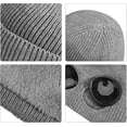 thumbnail image 3 of Bonnet en Tricot Chaud d'hiver, Doublure en Polaire Thermique Coupe-Vent, Ski Randonne, Bonnet de Course, Chapeau de Crne et Souple pour Hommes, Femme, 3 of 5