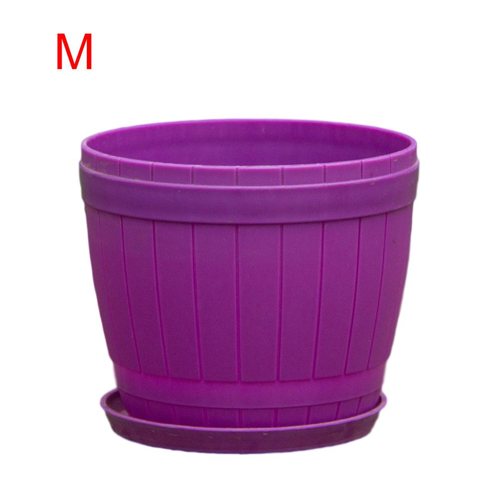 ankishi Plastic Planter Flower Plant Pots Gardening Containers