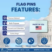 Pin - State Flag Alabama - USA | Lapel Pin Accessory, Jacket Hat Decor, Collector Souvenir