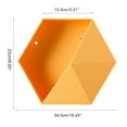 thumbnail image 2 of Estante de pared hexagonal Estante de almacenamiento hexagonal geométrico Estante flotante de pared geométrico simple, 2 of 8
