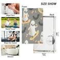 thumbnail image 6 of Yayeee 2 Pack Hand Towels for Bathroom 100% Cotton 16" x 28" Soft Absorbent Kitchen Towel, Cute Ghosts, 6 of 7