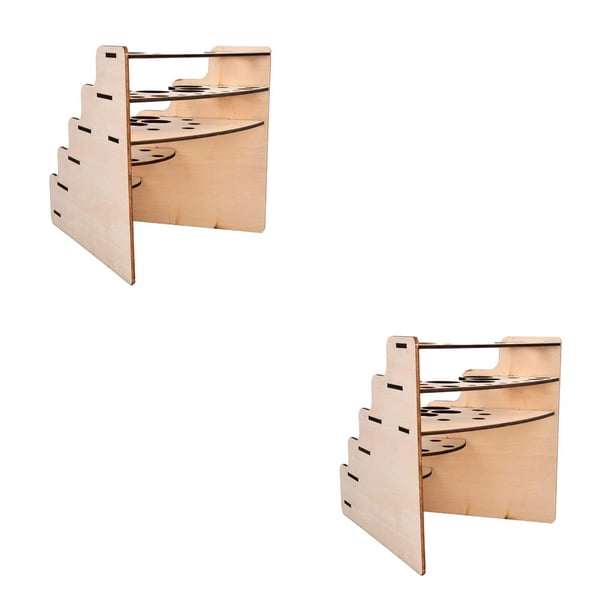 Bearachild Estante para pigmentos DIY, práctico, resistente, útil, soporte para pigmentos de 45 °, organizador de pintura de útil para Type1 NO1