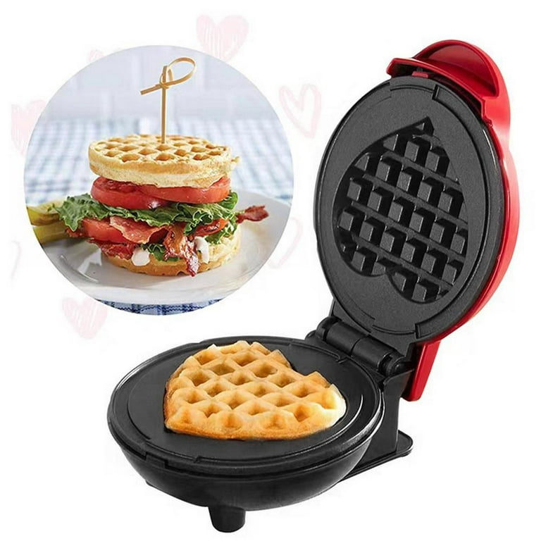 5in Mini Waffles Maker Sandwich Grill Press Waffle Fry Cutter