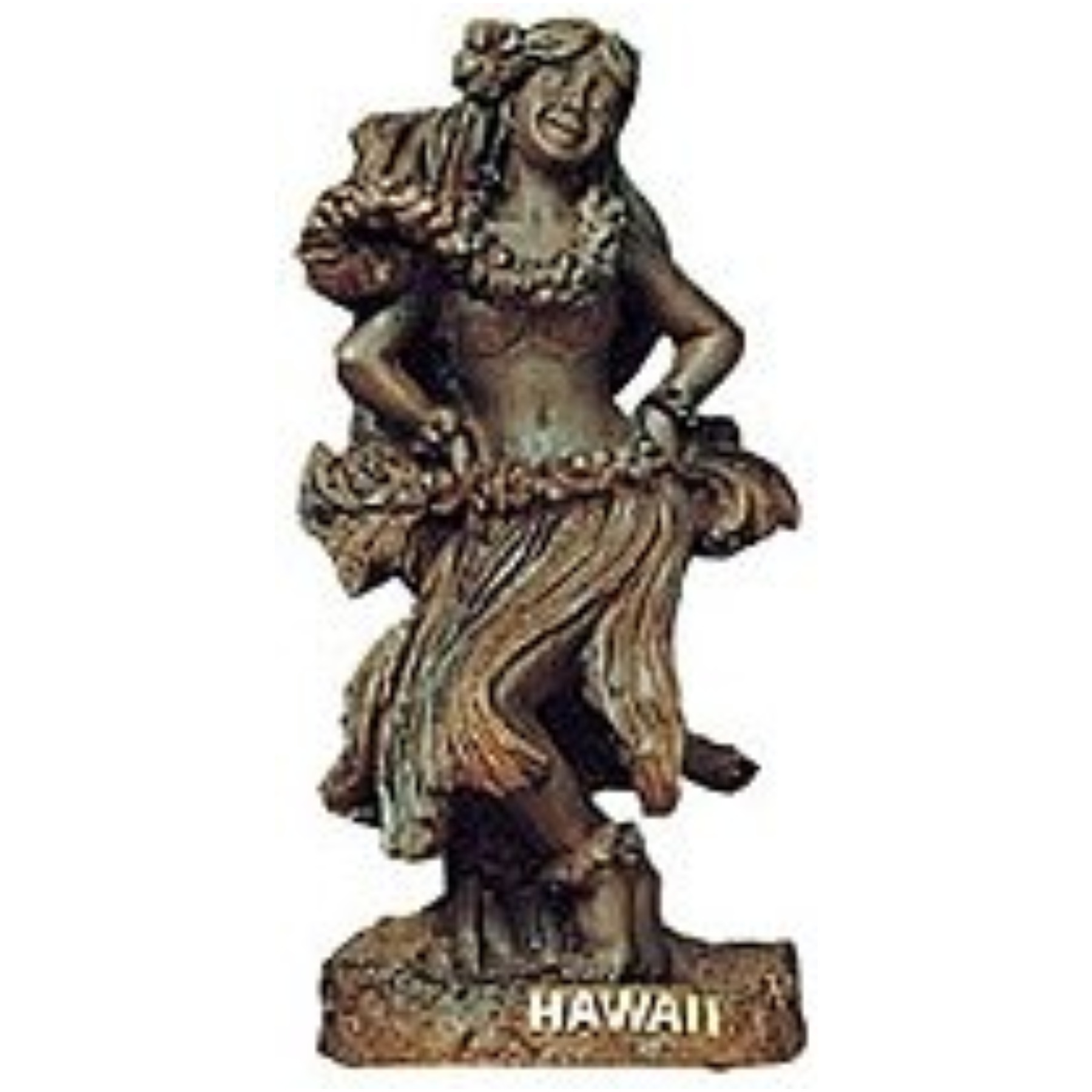 Hawaiian Figurine Hula Girl Dancing 7"