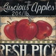 thumbnail image 2 of Lewis, Kim 20x20 Gold Ornate Wood Framed with Double Matting Museum Art Print Titled - Luscious Apples, 2 of 4