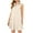 Beige, variant on TAGOLD Womens Summer Dress,Plus Size Casual Dress for Womens,Women's Summer Solid Color Lapel Sleeveless Button Up Open Chest Pleated Ruffled Dress Short Skirt