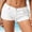 White, variant on 2026 New Low Rise Shorts for Women High Stretchy Micro Shorts Y2K Summer Denim Shorts(Light Blue,32)