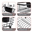 thumbnail image 4 of Kitchen Details Flat Wire Dish Rack in Black, 4 of 10