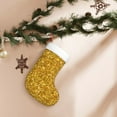 thumbnail image 7 of Naloa Gold Glitter Christmas Stockings Decorations, Xmas Ornaments, DIY Personalized Farmhouse Decor for Home Family Party Tree, 7 of 7