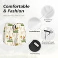 thumbnail image 4 of Gukieu Flowers And Hens Print Women's Sports Shorts with Drawstring Elastic Waistband for Running, Yoga, Fitness-X-Large, 4 of 7